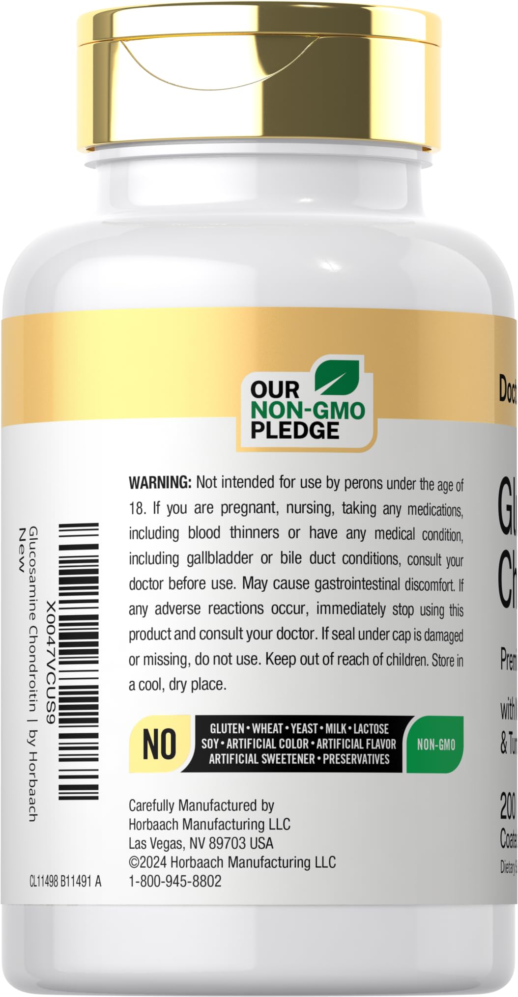 Doctor's Way cápsulas recubiertas formulado profesional, ingredientes puros