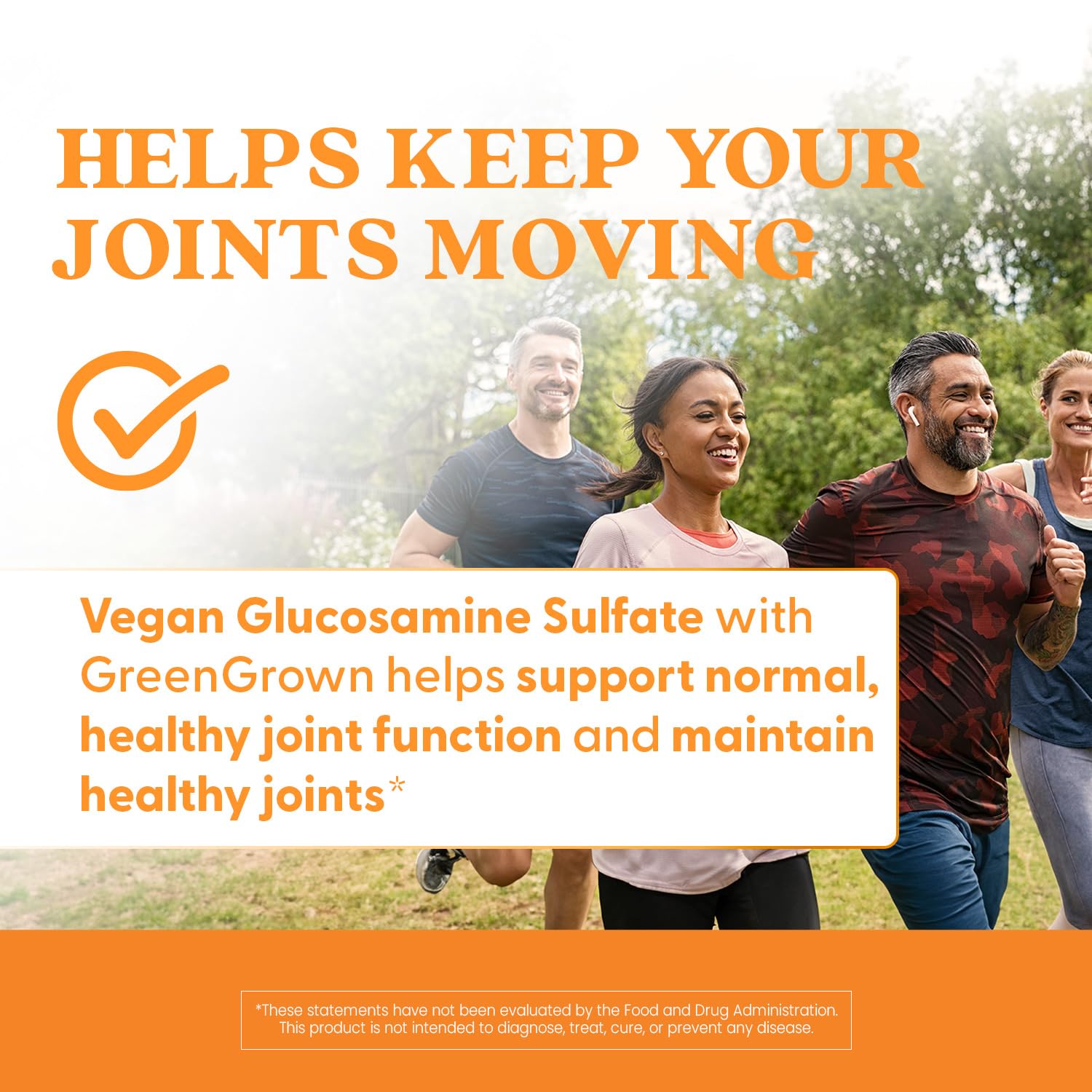 Uso diario recomendado de Doctor's Best glucosamina vegana con comidas.