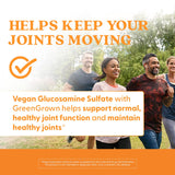 Uso diario recomendado de Doctor's Best glucosamina vegana con comidas.