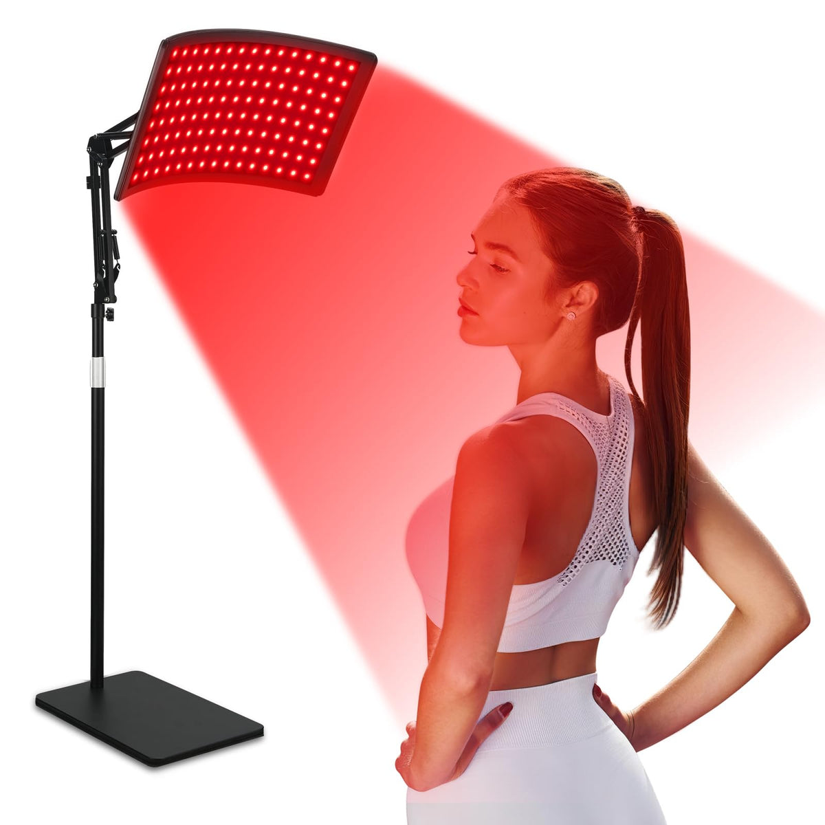 Doinart lámpara de luz roja 660nm para cuerpo, uso cómodo en casa