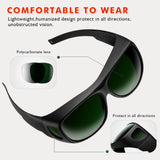 Materiales resistentes: termoplastico y policarbonato para durabilidad.