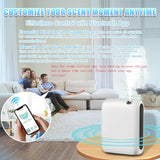 Difusor Dongzhen con app y Bluetooth para control práctico.