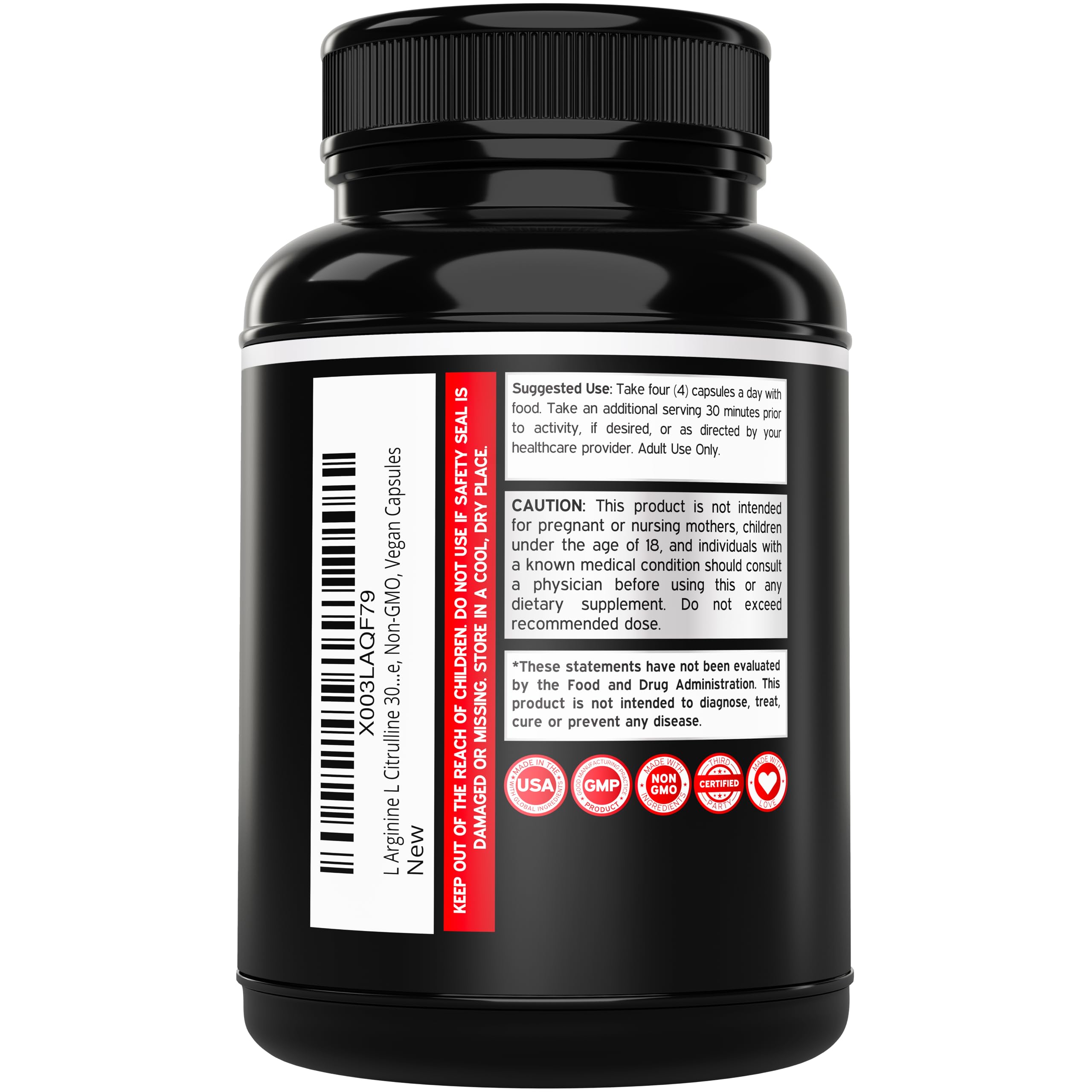 Cápsulas dentro del frasco para cardio y fuerza