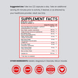 DORADO NUTRITION: composición natural con maca y ginseng para bienestar.