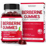 Gomitas de berberina con canela de Ceilón en botella de Dorado Nutrition, sabor agradable y sin azúcar