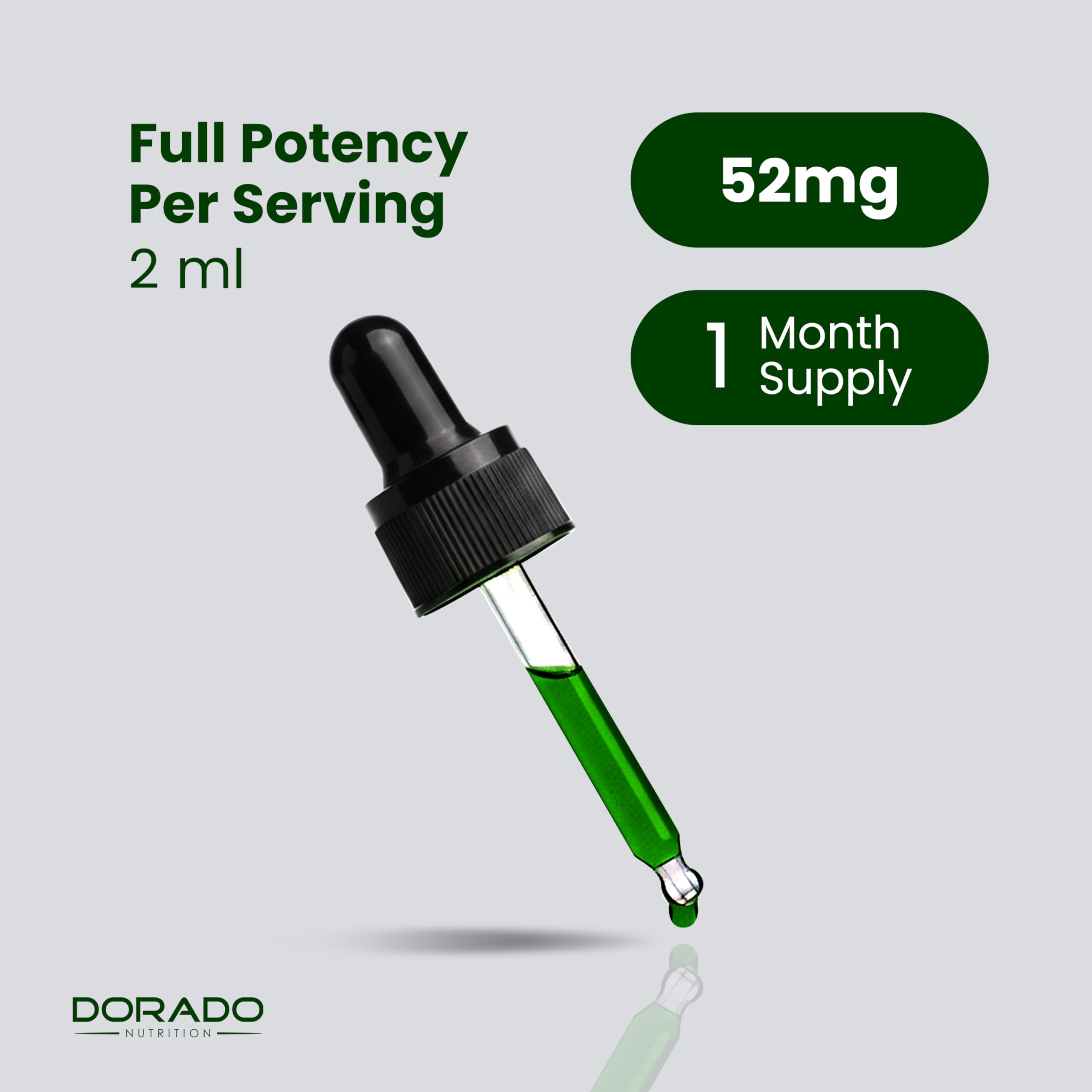 Envase seguro Dorado Nutrition, pruebas de laboratorio independientes.