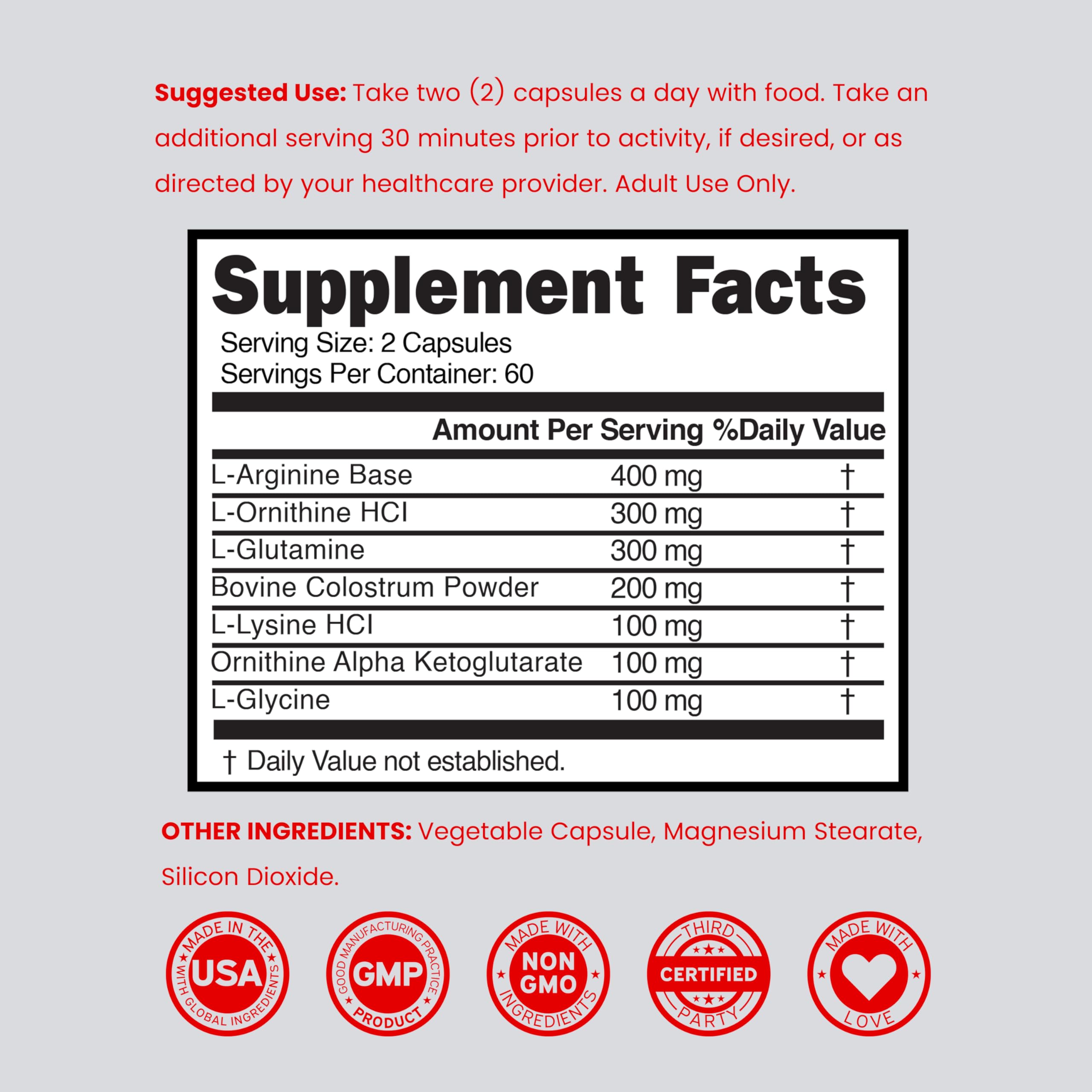 DORADO NUTRITION HGH: libre de alérgenos para mayor compatibilidad.