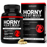 DORADO NUTRITION: hierba de chivo excitante en botella, posible impulso de energía diaria.
