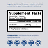 Dorado Nutrition L Citrulline, pruebas de terceros, garantía de calidad.