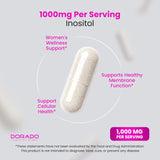 Caja de Dorado Nutrition Myo-Inositol para balance metabólico diario