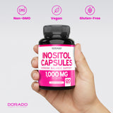 Etiqueta sin gluten de Dorado Nutrition Myo-Inositol para dietas modernas
