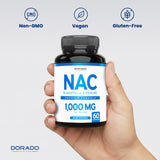 Dorado Nutrition NAC No GMO: ingrediente natural y sin modificaciones genéticas.