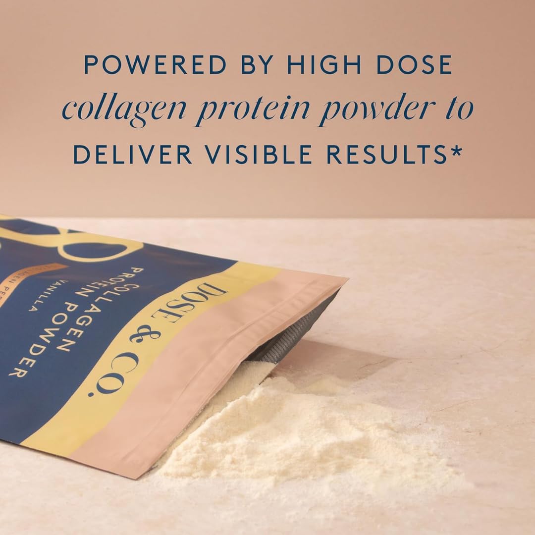 DOSE & CO Colágeno vainilla en avena, desayuno nutritivo