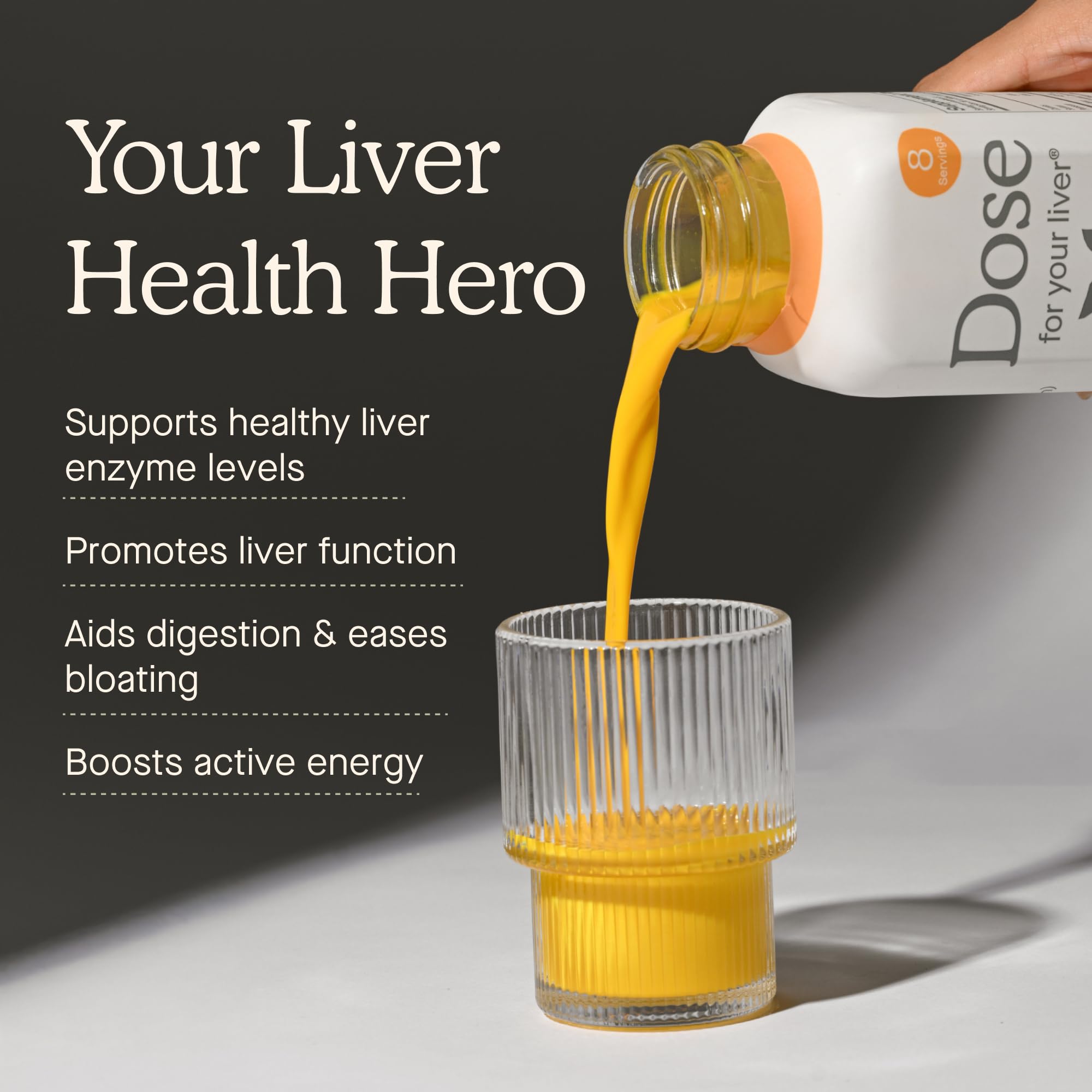 Dose for Your Liver: vaso medidor para porciones consistentes