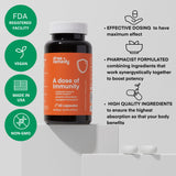 Dose + Remedy: empaque compacto para almacenar fácilmente.