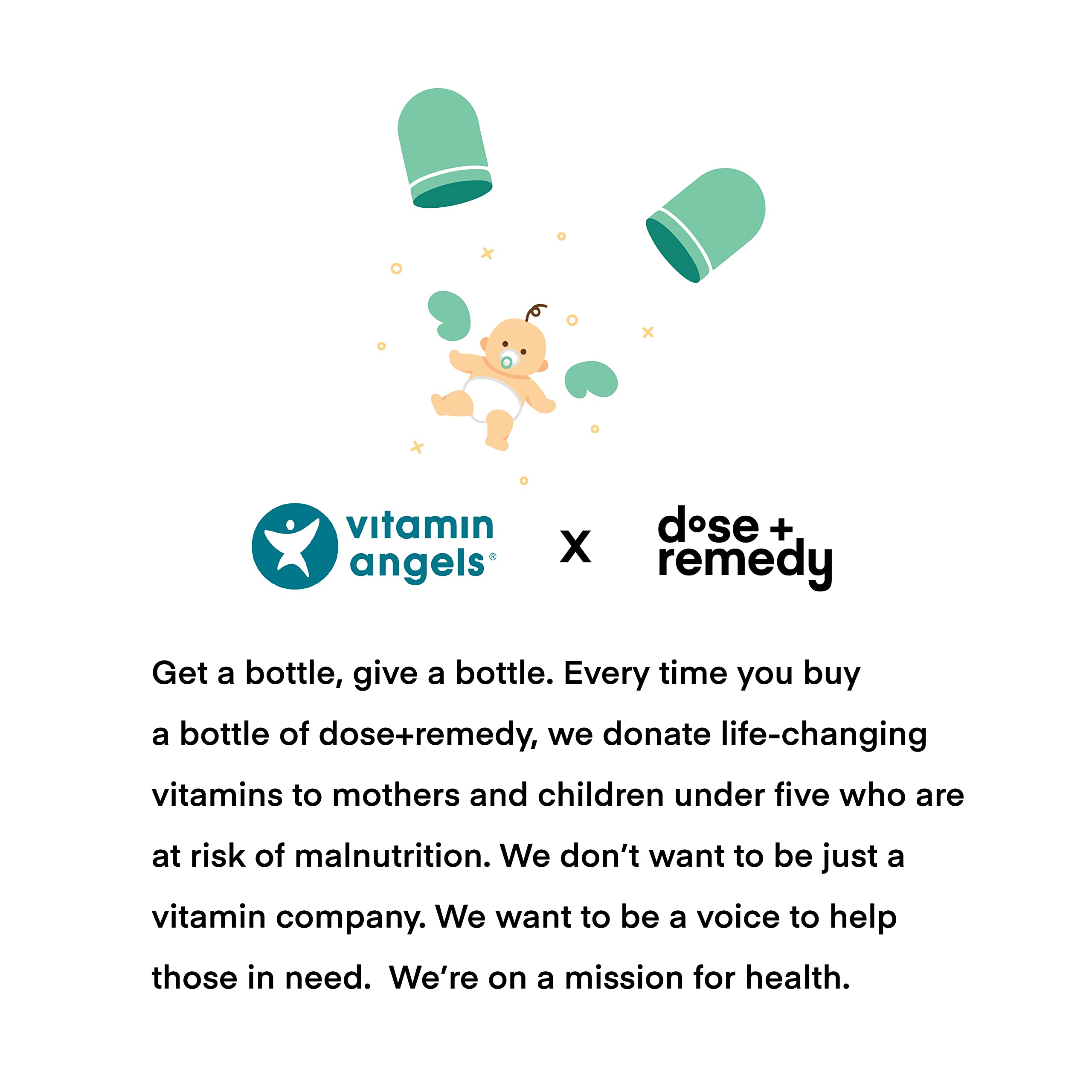 Dose Remedy Recovery, manos sosteniendo cápsulas, uso diario seguro y conveniente.