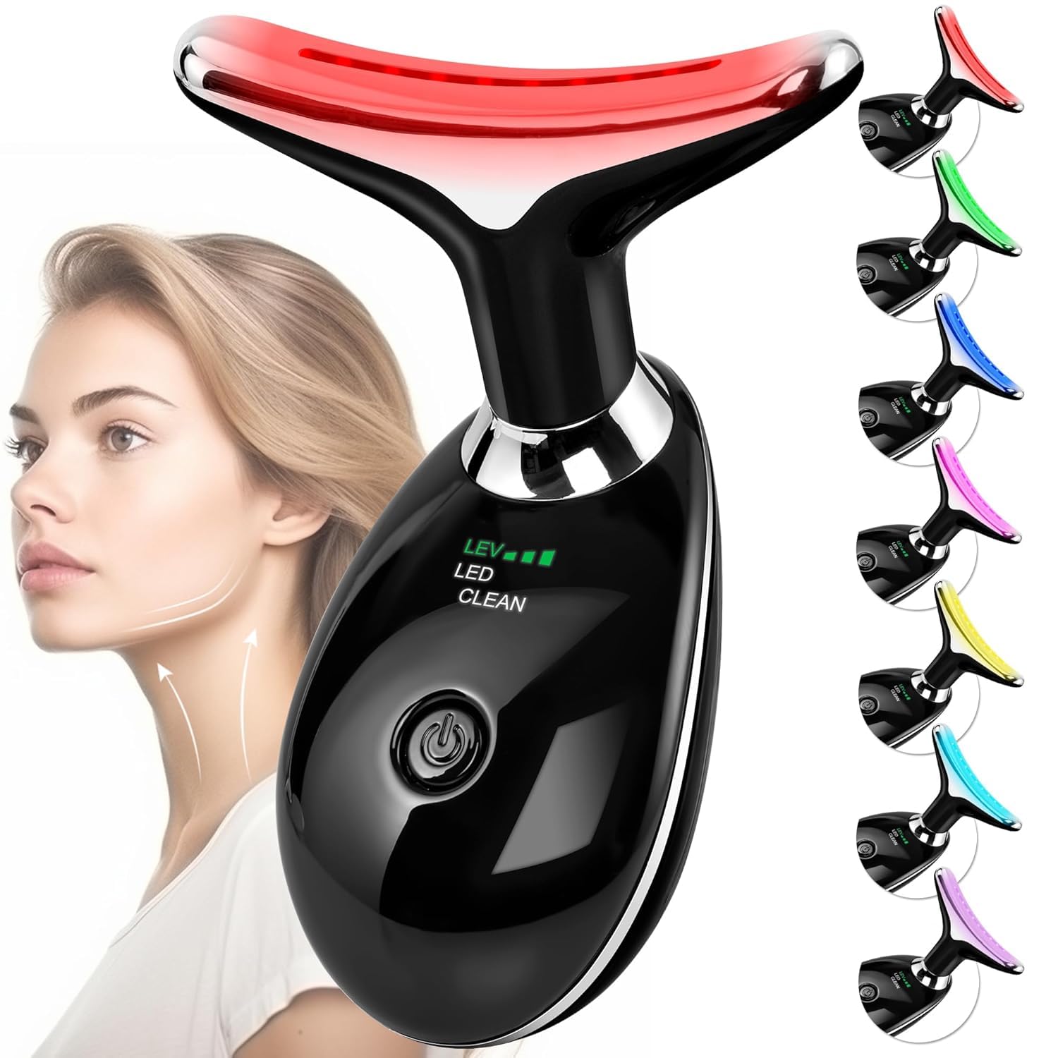 Doset masajeador facial con aro curvo facilita la absorción de cremas