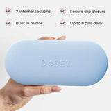 Dosey compacto ideal para viaje y uso diario, fácil de llevar.