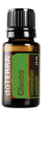 doTERRA Cilantro Aceite Esencial 15ml: frasco para aromatizar platillos y apoyar la limpieza suave.