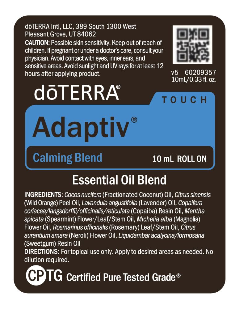 doTERRA Adaptiv momento relajante nocturno para favorecer un sueño tranquilo.