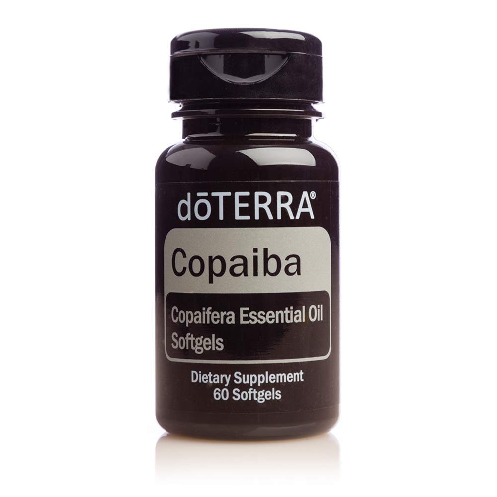doTERRA Copaiba Cápsulas Blandas en botella, apoyo al sistema digestivo