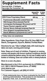 doTERRA DDR Prime Softgels etiqueta, composición CPTG para apoyo del cuerpo.