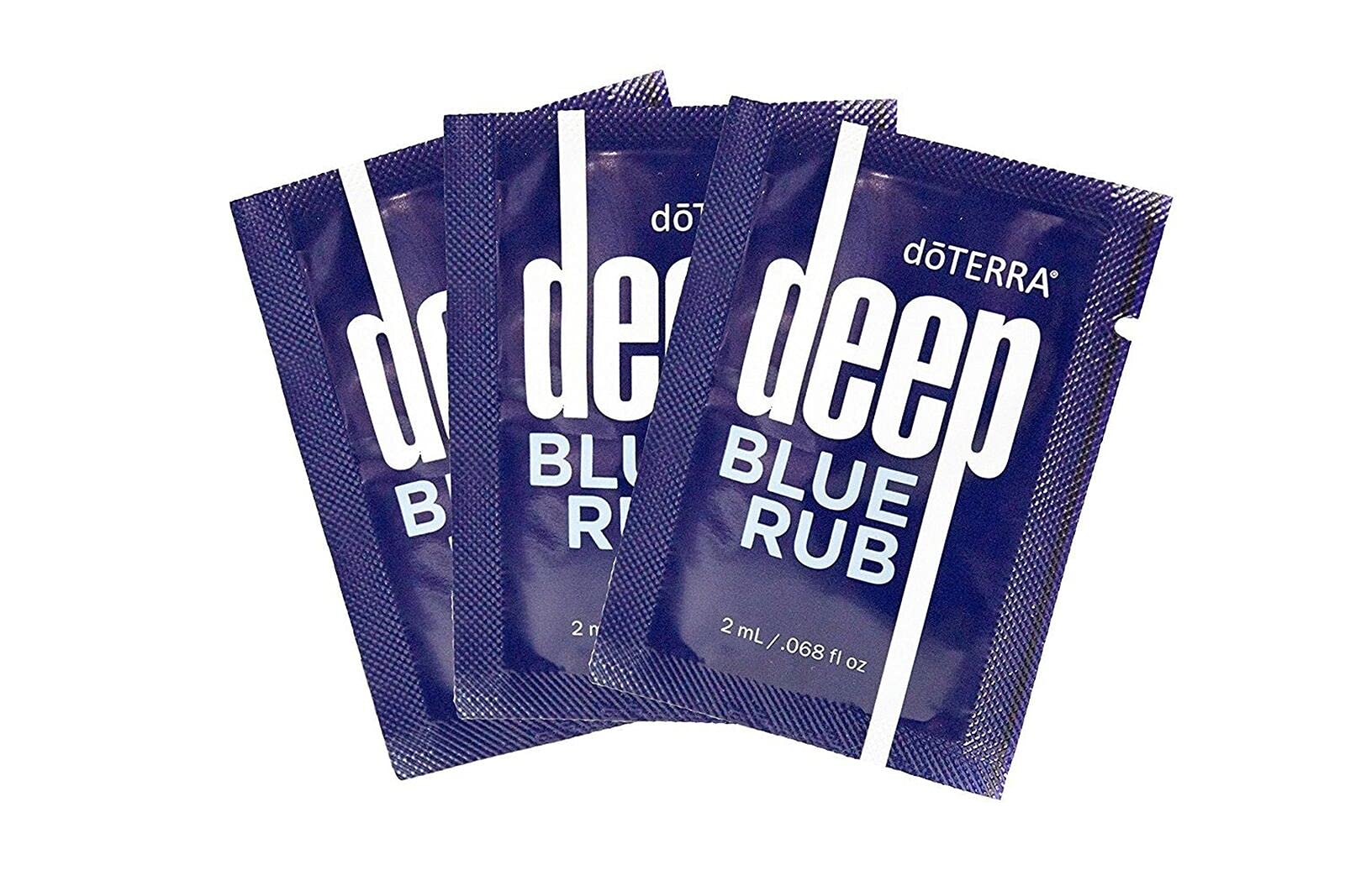doTERRA Deep Blue ungüento para uso deportivo, 30 paquetes, para evitar molestias tras entrenamientos.