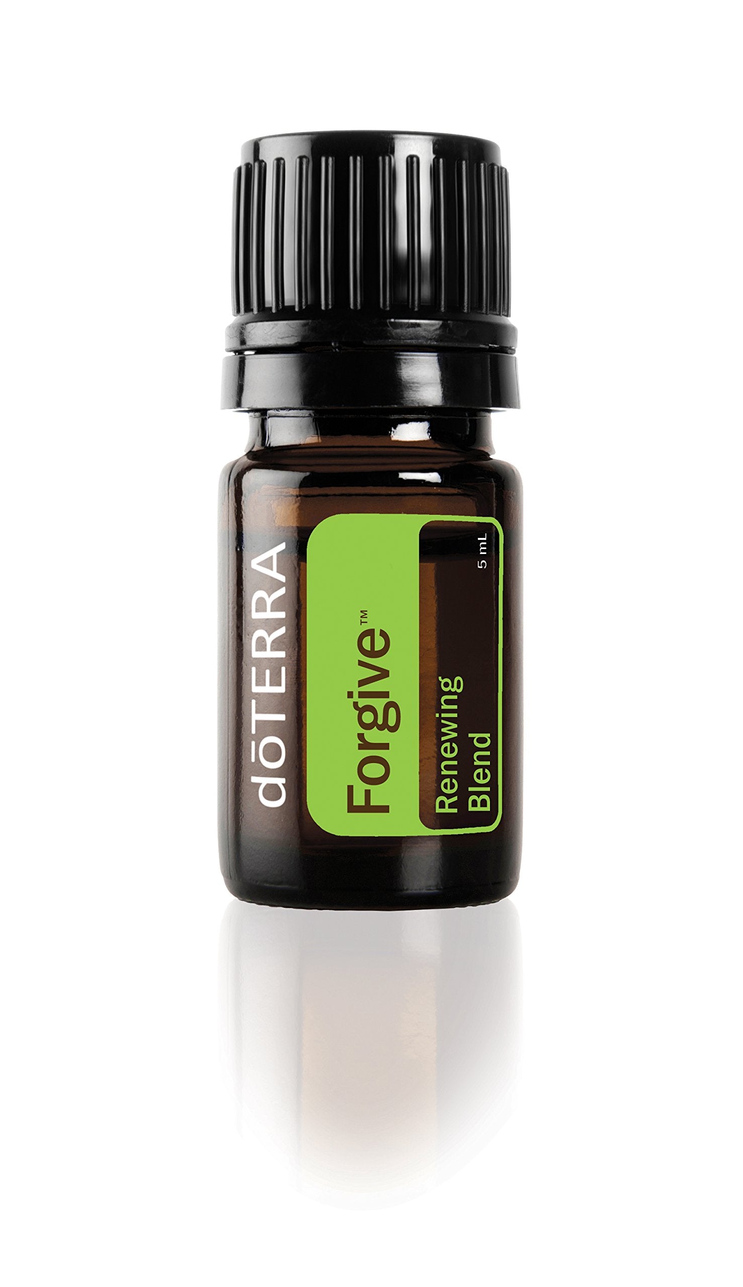 doTERRA Forgive: foto del frasco vertiendo, apoyo a liberación emocional y alivio de tensiones.