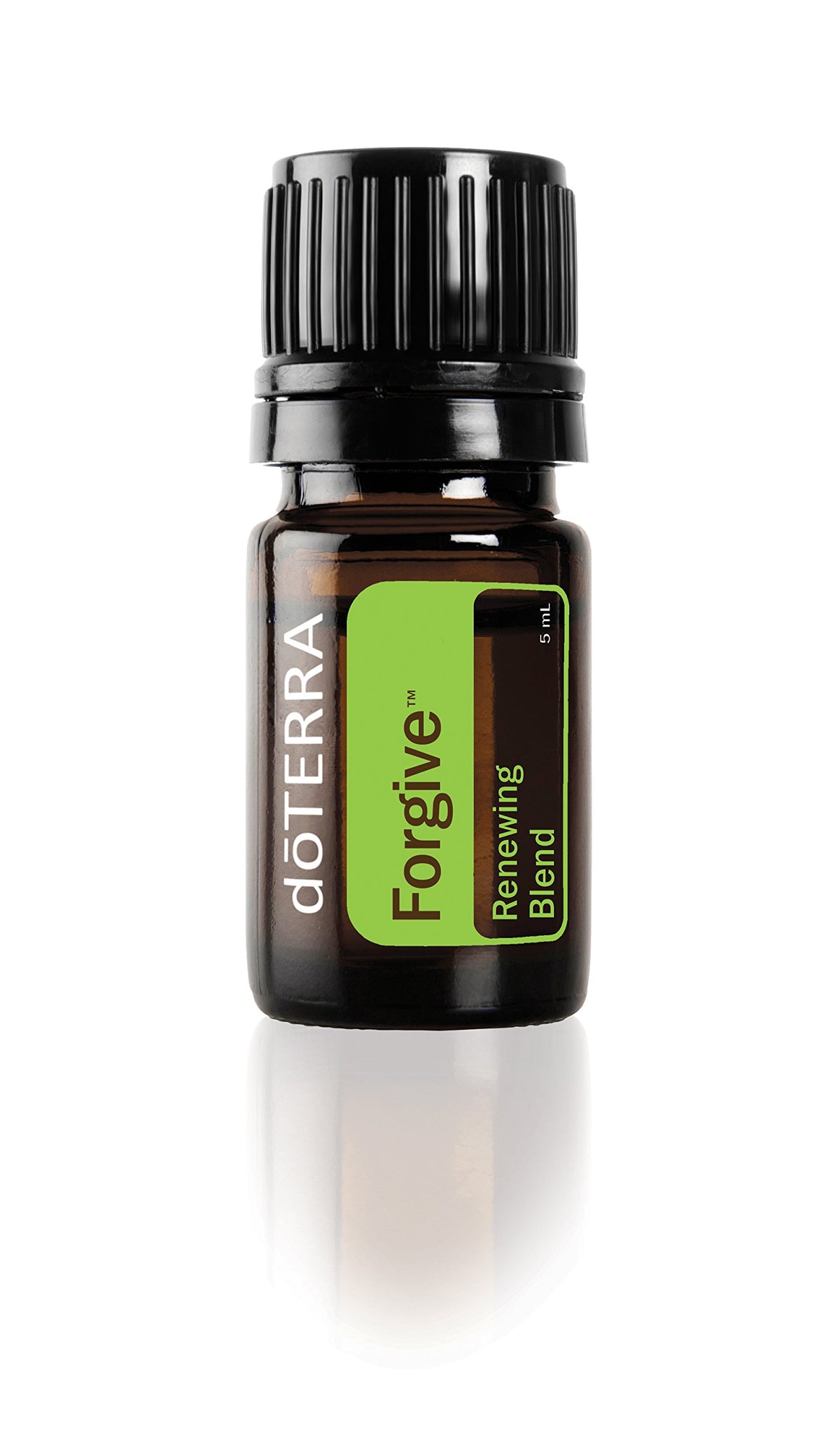 doTERRA Forgive: foto del frasco vertiendo, apoyo a liberación emocional y alivio de tensiones.