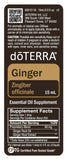 doTERRA Ginger: aplicación tópica para uso externo y sensación cálida