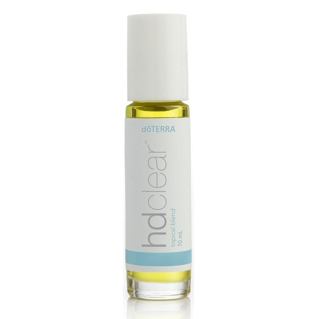 doTERRA HD Clear, botella de aceite para uso tópico, favorece la tez limpia
