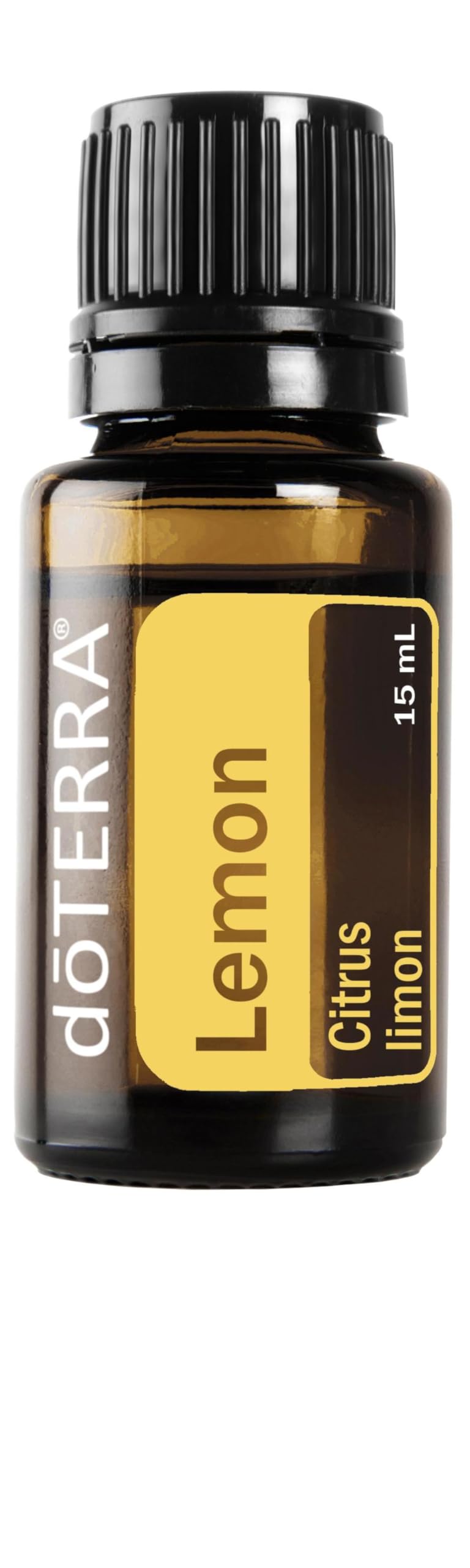 doTERRA limón aceite esencial 15 ml en botella, aroma cítrico para ambientar.