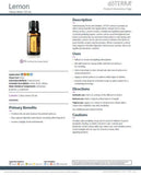 doTERRA limón aroma ambiental, aroma cítrico para espacios pequeños.
