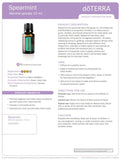 doTERRA Menta Verde aceite esencial, añadir a bebidas para sabor refrescante
