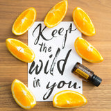 doTERRA Naranja Salvaje baño, fragancia fresca al entrar.