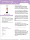 doTERRA On Guard envase doble, práctico para la rutina diaria de cepillado