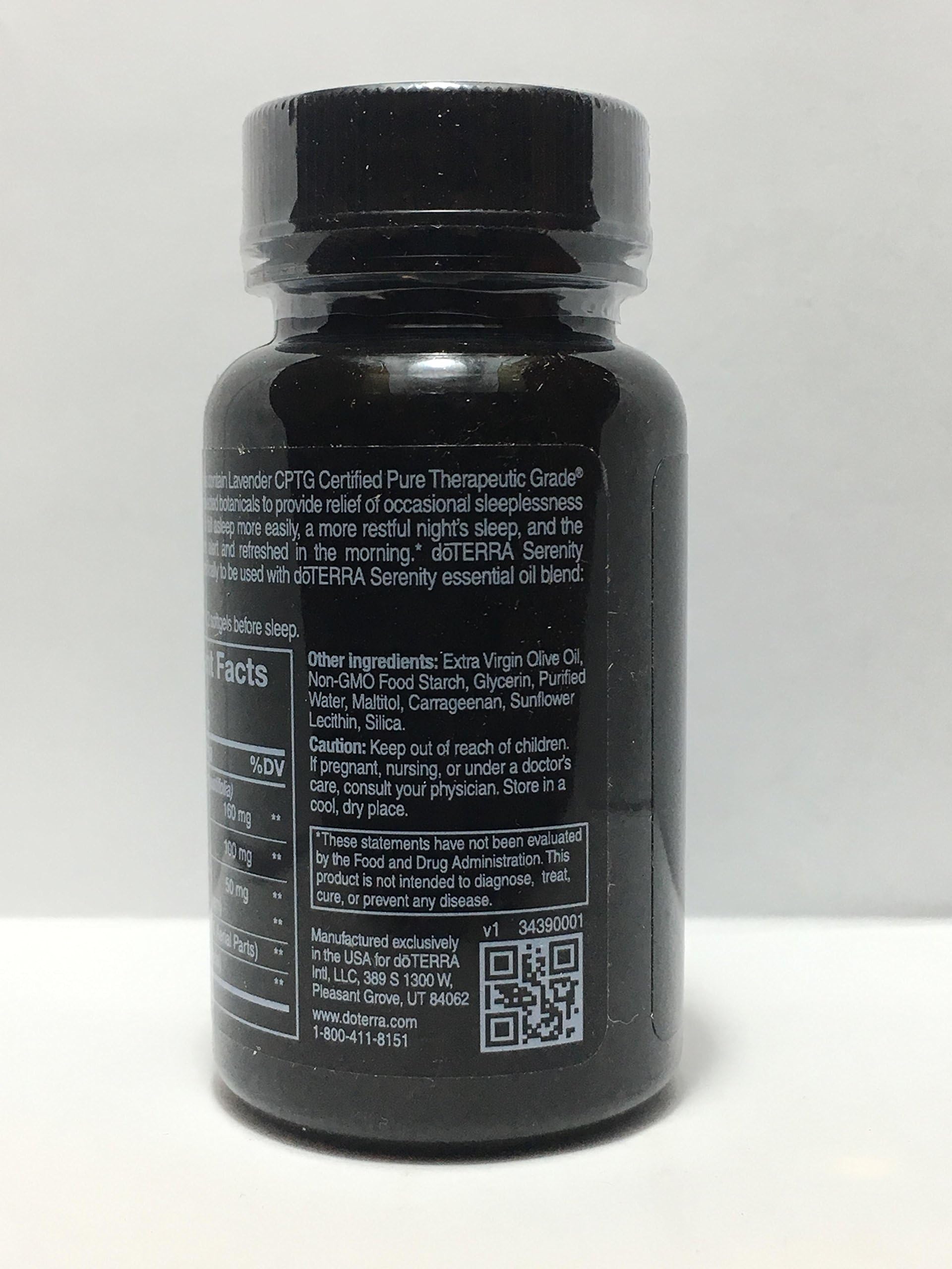 doTERRA Serenity Cápsulas Blandas cápsulas suaves para apoyar la relajación nocturna
