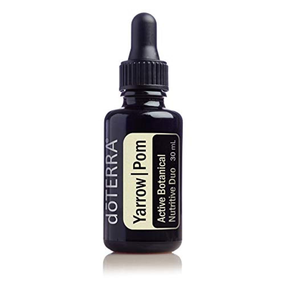doTERRA Yarrow|Pom, botella detalle, ideal para resaltar el diseño del envase y su uso diario.