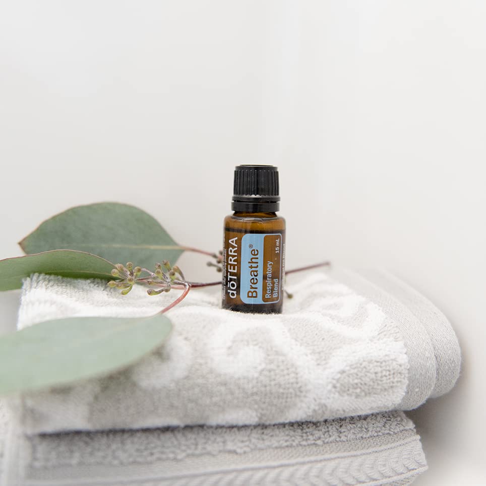 doTERRA Breathe ingredientes naturales para un ritual de aromaterapia suave en casa