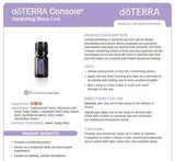 doTERRA Console: inhalación directa para pausa consciente.
