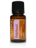 doTERRA Patchouli, uso en piel, experiencia aromática calmante y equilibrante