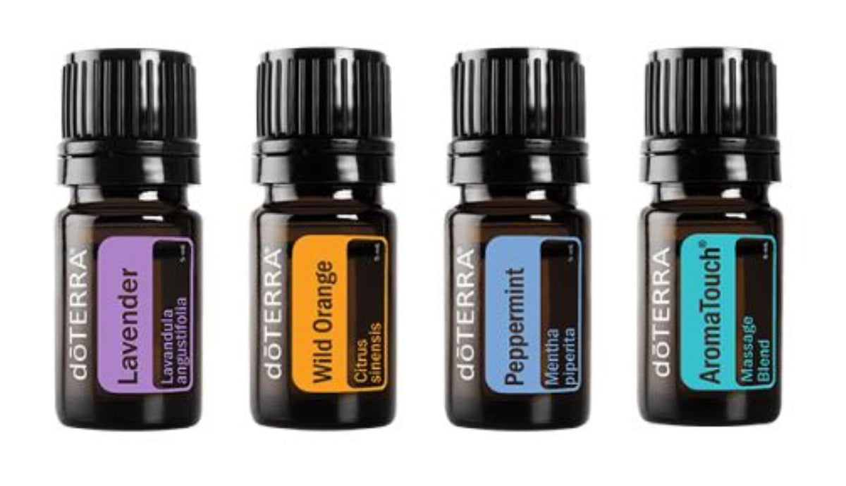 doTERRA kit viaje: botellas de 5 ml para viaje, aroma calmante.