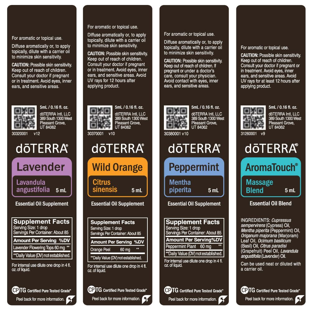 doTERRA kit viaje: contenido portátil para aromaterapia durante trayectos.