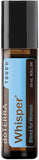 doTERRA Whisper Touch Aceite: frasco elegante, aroma cálido y personal para uso diario.