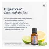 doTERRA DigestZen, cuentagotas en acción para aplicación precisa