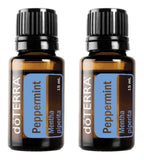 doTERRA Aceite esencial de menta, botella de 15 ml, aroma refrescante para tu rutina.