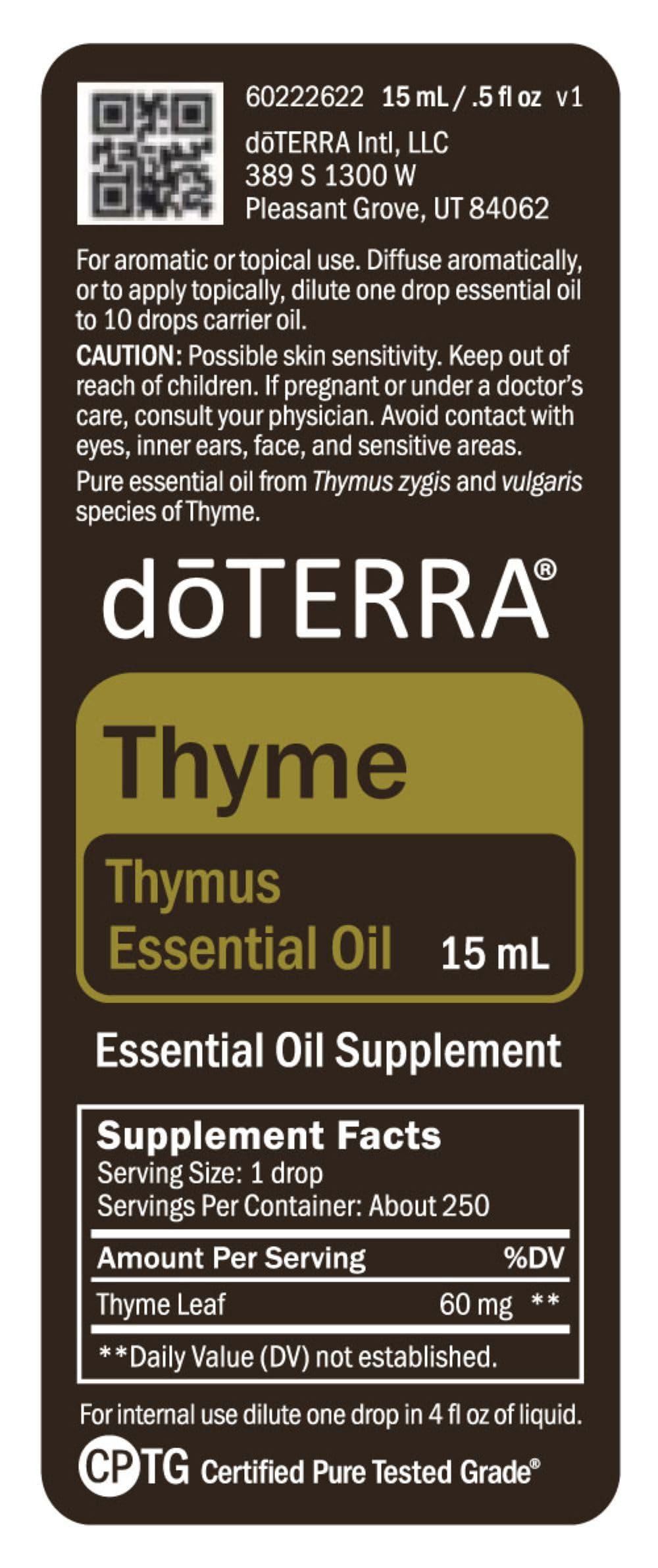 doTERRA Tomillo: uso en aroma para bienestar en el hogar