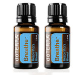 doTERRA Breathe, frasco de 15 ml, aroma calmante para apoyar la respiración y la difusión nocturna
