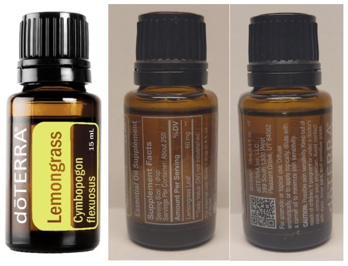 doTERRA citronela aceite esencial, ambiente fresco y energizante en espacios pequeños.