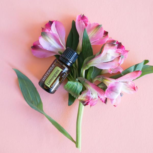 doTERRA citronela aceite esencial, diluido en agua para uso diario seguro.